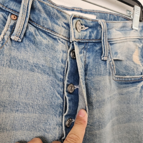MOTHER Superior The Huffy Flood Jeans High Rise Straight Leg In Amen Size 26 - Picture 10 of 16